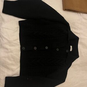 Babaton Black Cardigan Sweater
